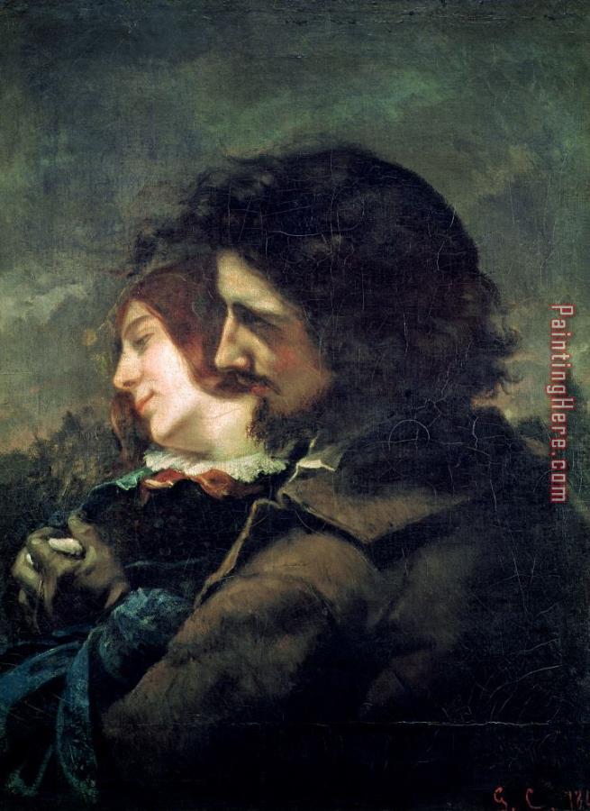 Gustave Courbet The Happy Lovers